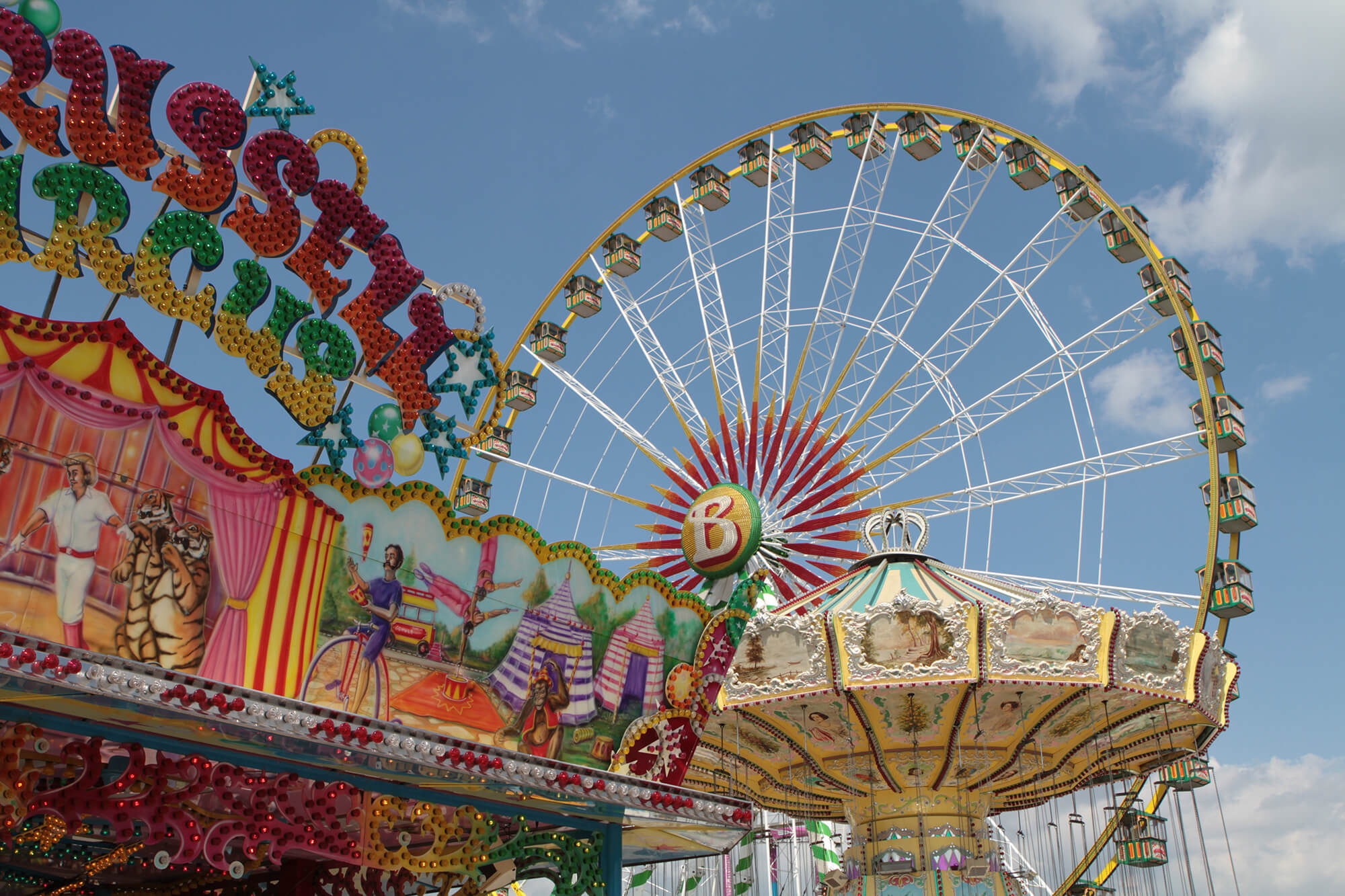 Bruch Riesenrad Bellevue Kirmes